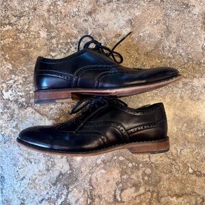 Boy’s Classic Black Leather Dress Shoes